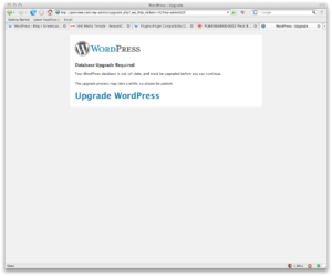 Wordpress 2.5 Upgrade