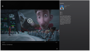 Windows 8 Video Player Overlay